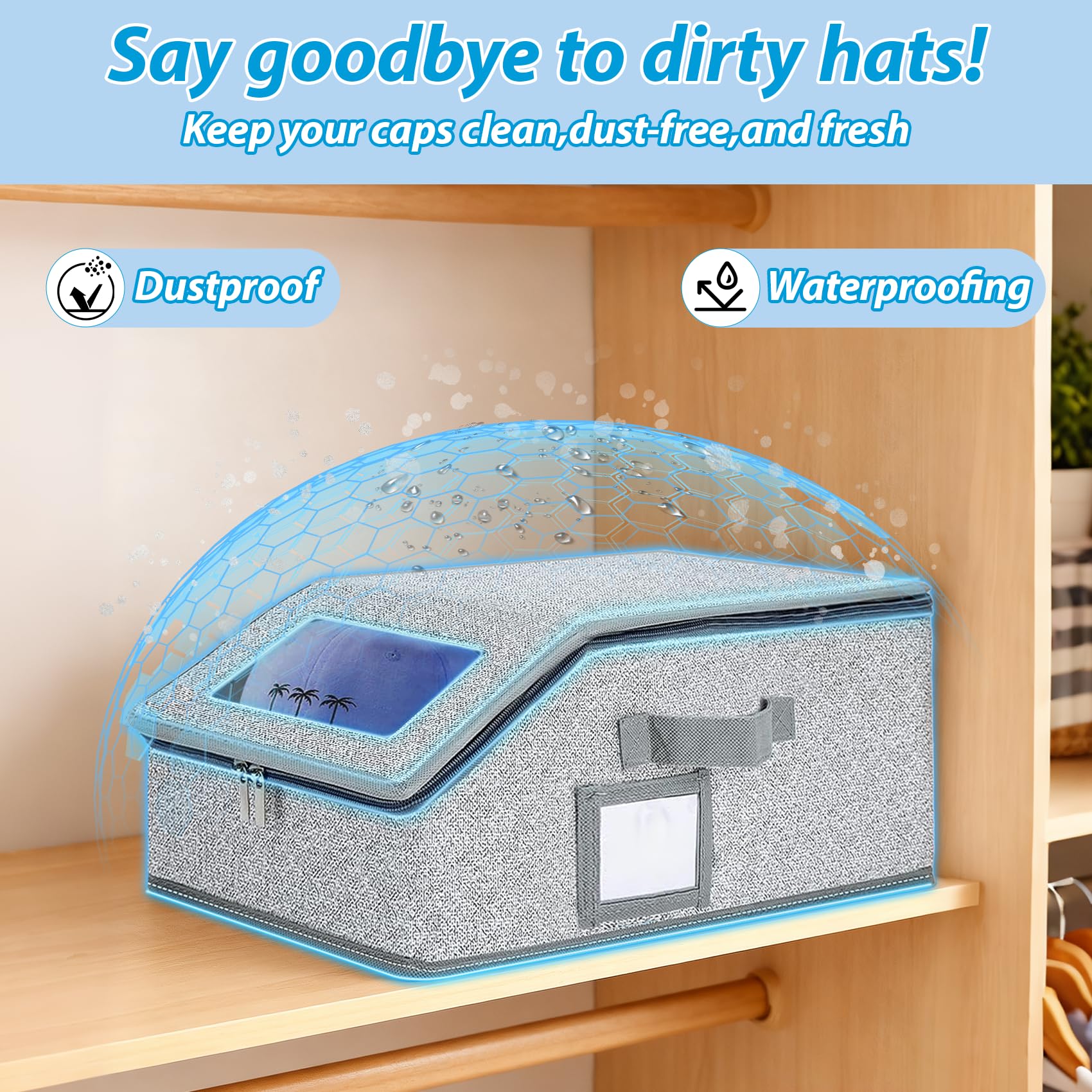 Foldable Zipper Baseball Cap S - огляд і ціна Sock Organizer Tray