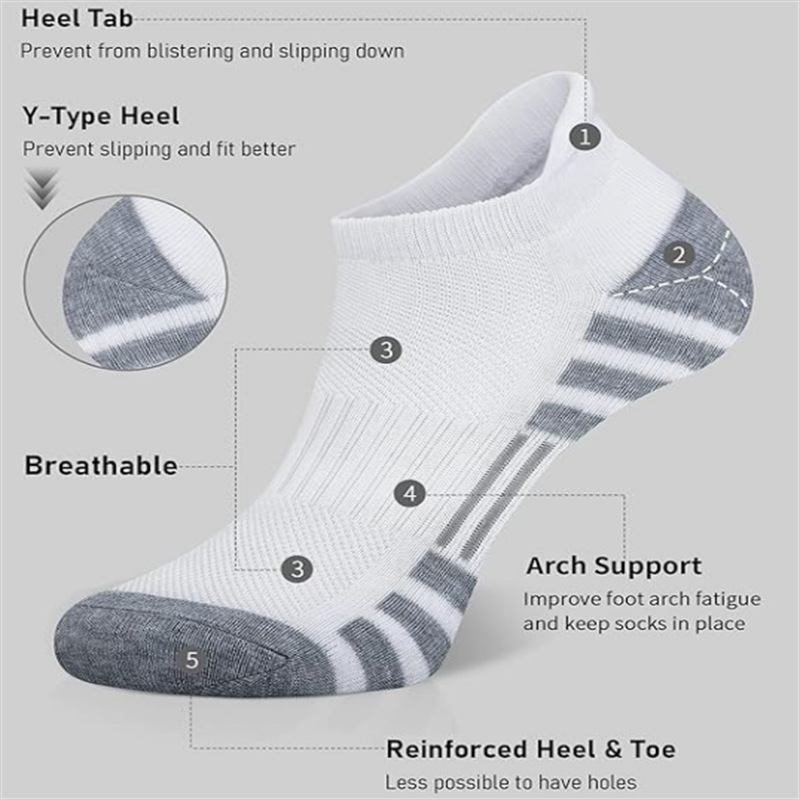 Cushioned Breathable Ankle Ath - огляд і ціна Athletic Sock Cushion