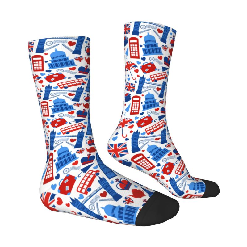 Custom Love The Union Jack Men - огляд і ціна Dress Sock Men