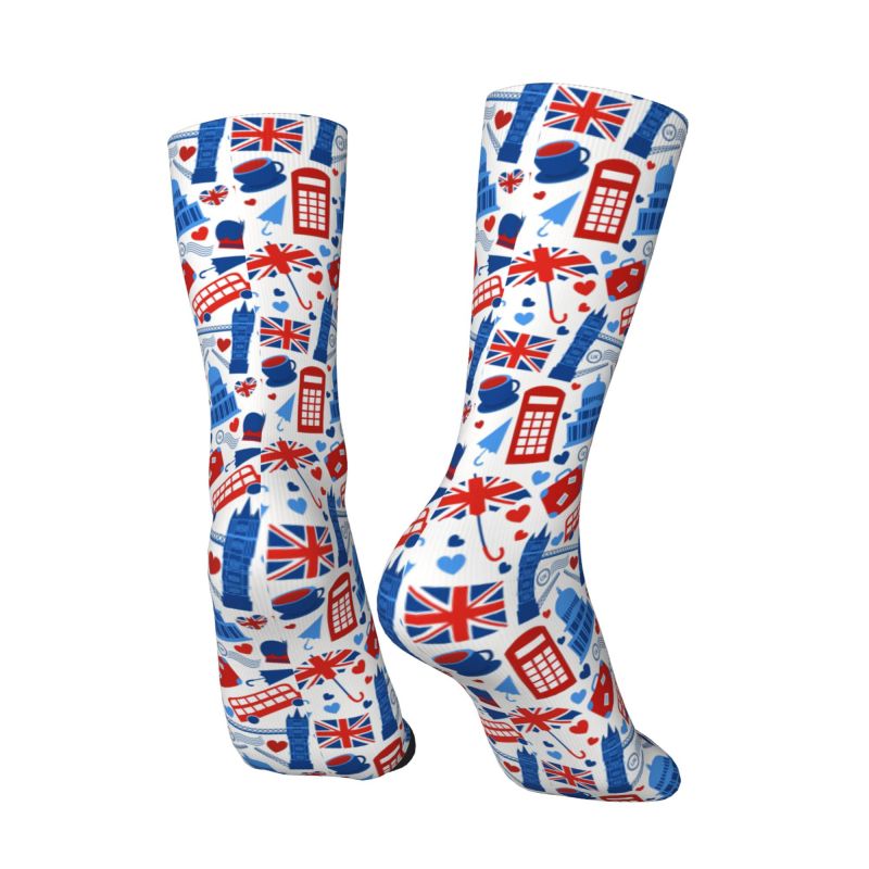Custom Love The Union Jack Men - огляд і ціна Dress Sock Men