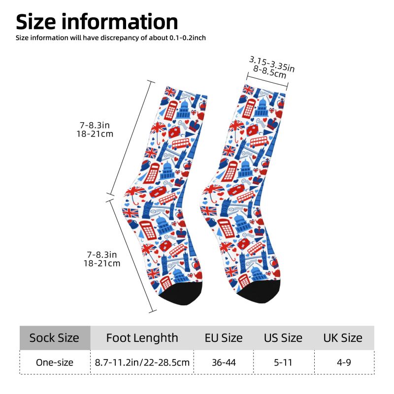 Custom Love The Union Jack Men - огляд і ціна Dress Sock Men