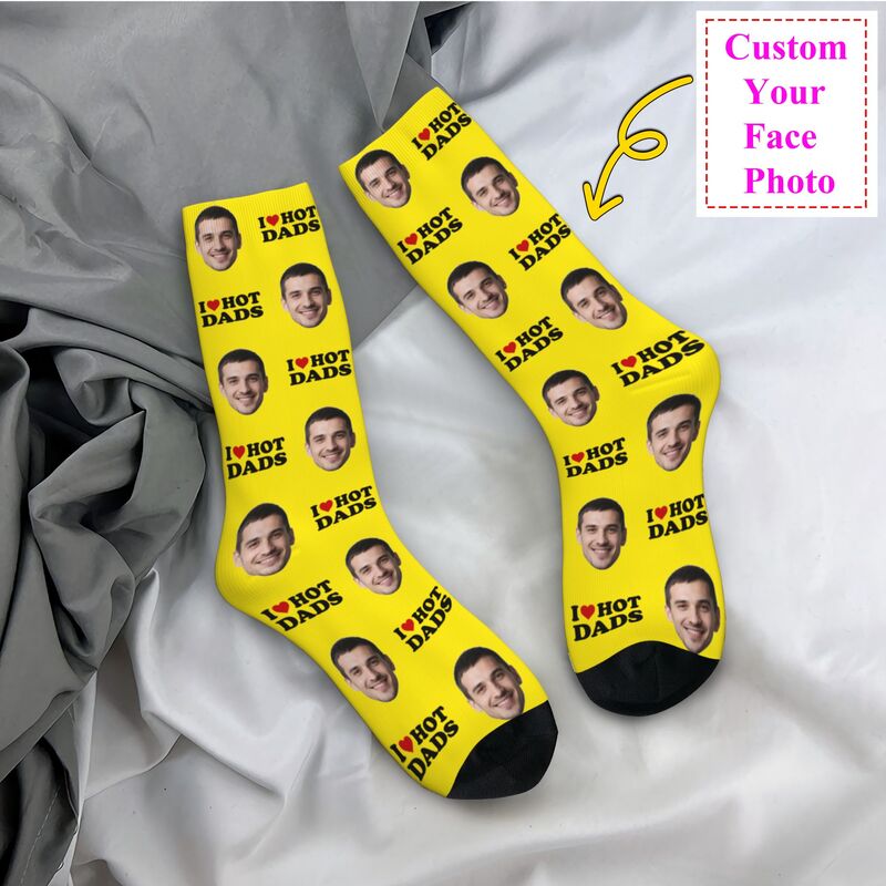 I Love Hot Dads Custom Dress S - огляд і ціна Dress Sock Men