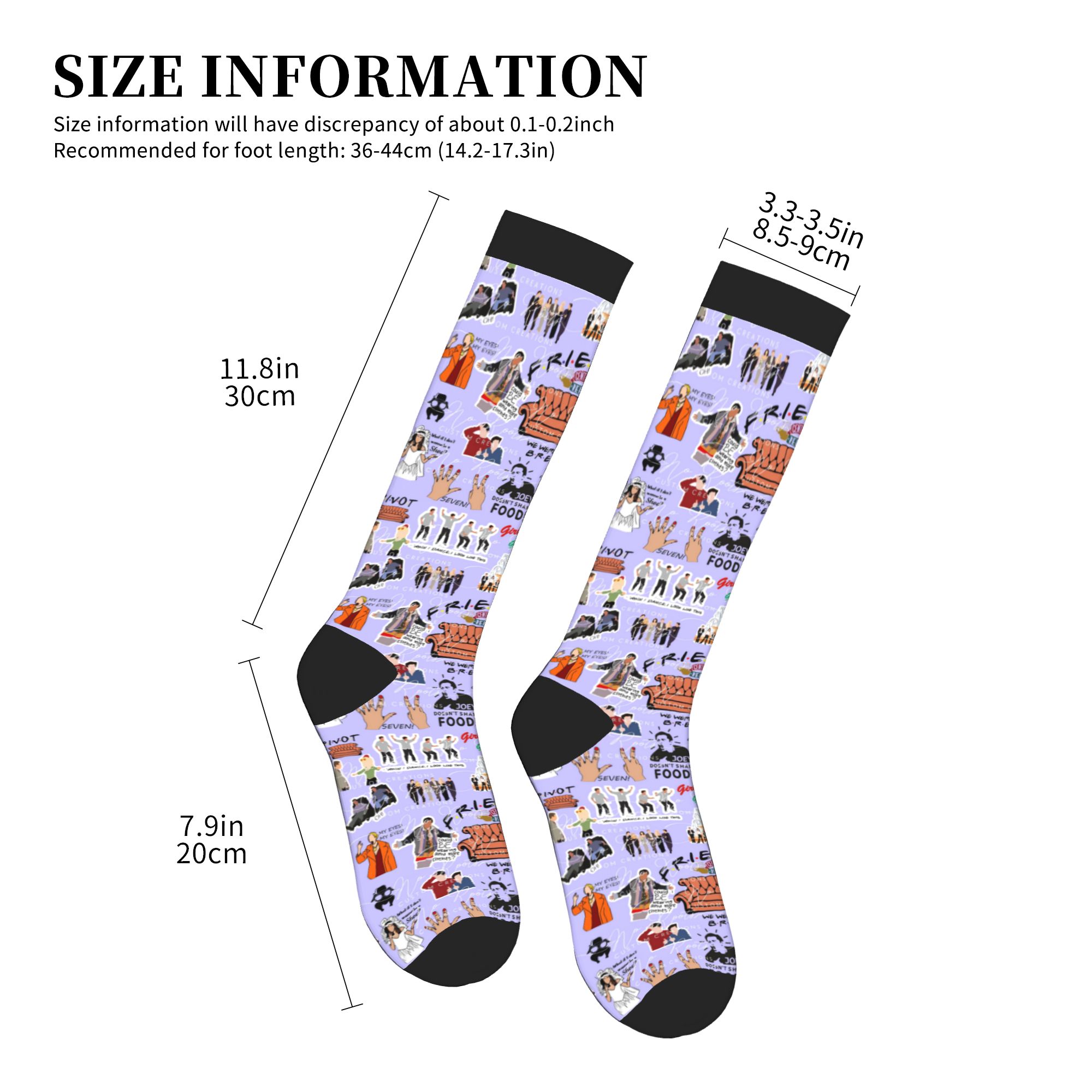 Friends Classic TV Show Men Wo - огляд і ціна No Show Sock Women