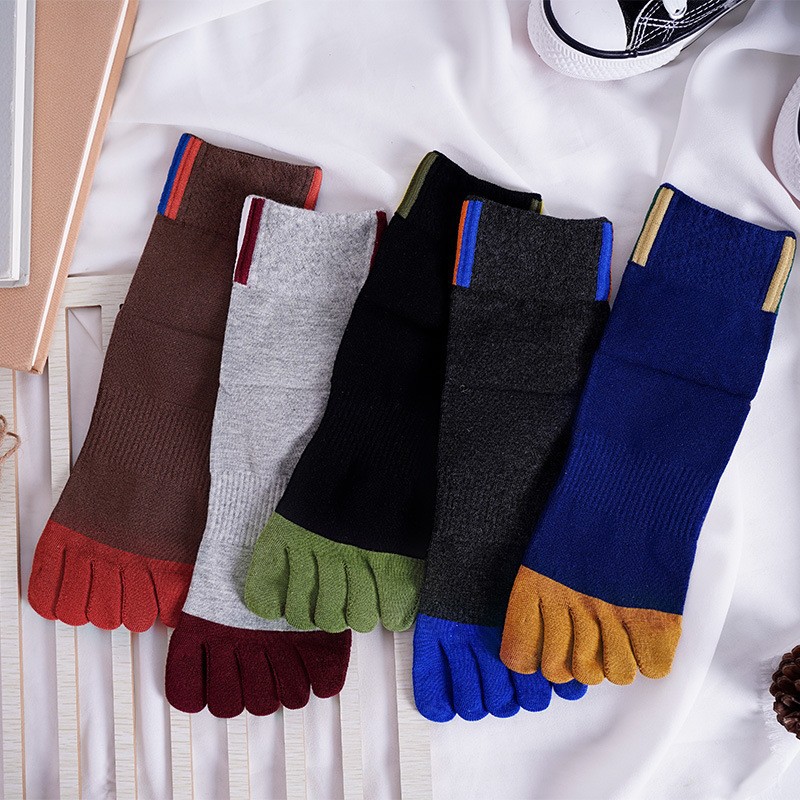 5 Pair Men's Casual Five-Toe C - огляд і ціна Toe Sock Split
