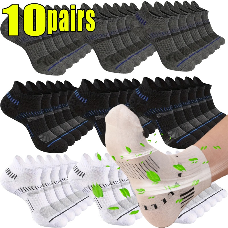 1-10pairs Breathable Mesh Men  - огляд і ціна Ankle Sock Low Cut