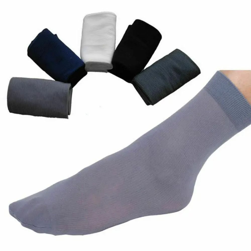10pairs New Breathable Men Ice - огляд і ціна Silk Sock Bamboo