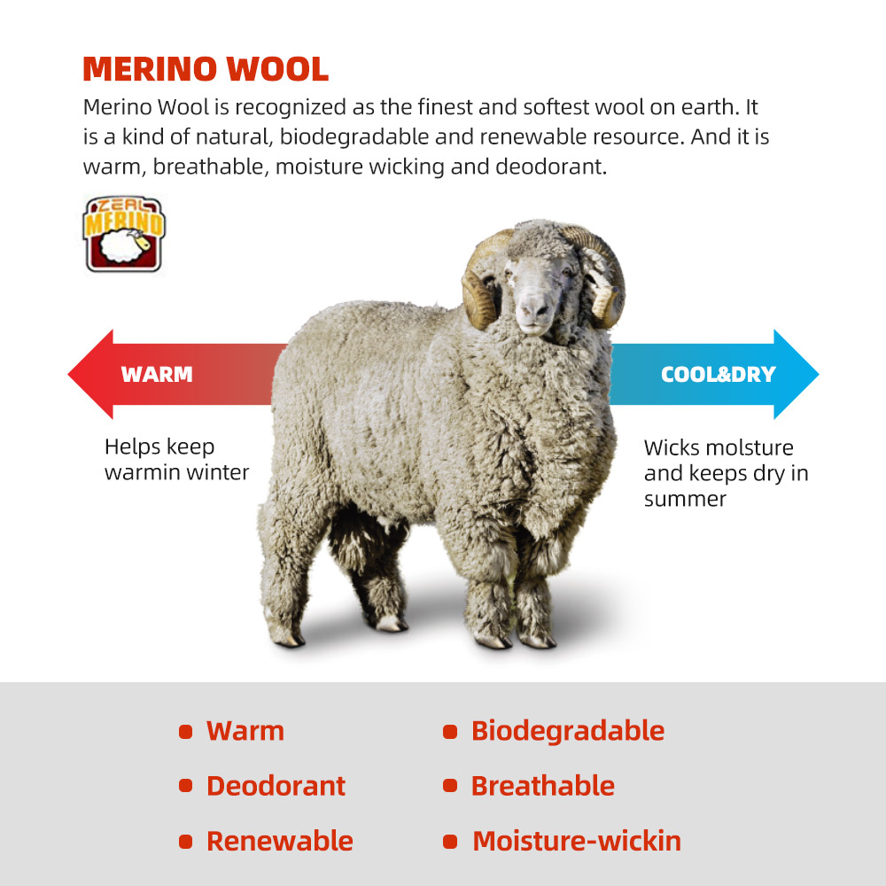 ZEALWOOD Merino Wool Running S - огляд і ціна Wool Hiking Sock