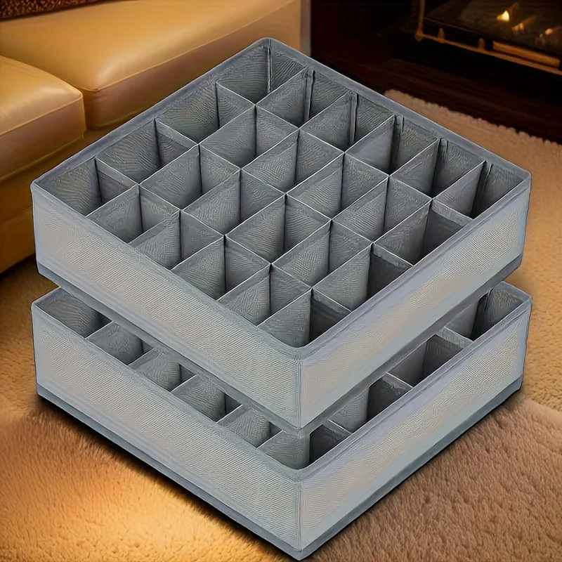 24-Compartment Fabric Drawer O - огляд і ціна Sock Organizer Tray