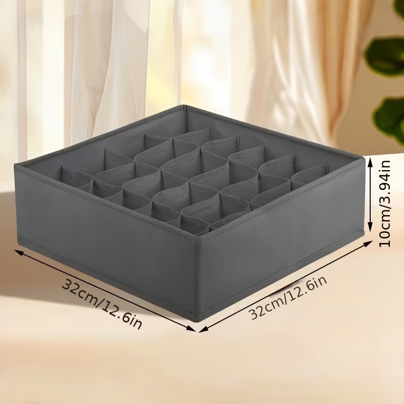 24-Compartment Fabric Drawer O - огляд і ціна Sock Organizer Tray