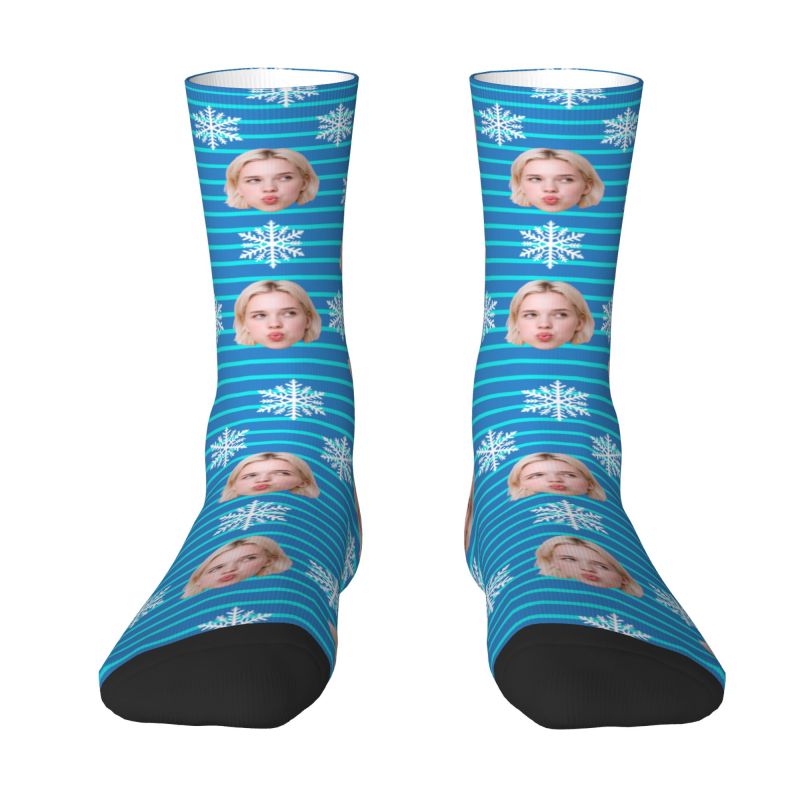 Christmas Face Photo Personali - огляд і ціна Dress Sock Men