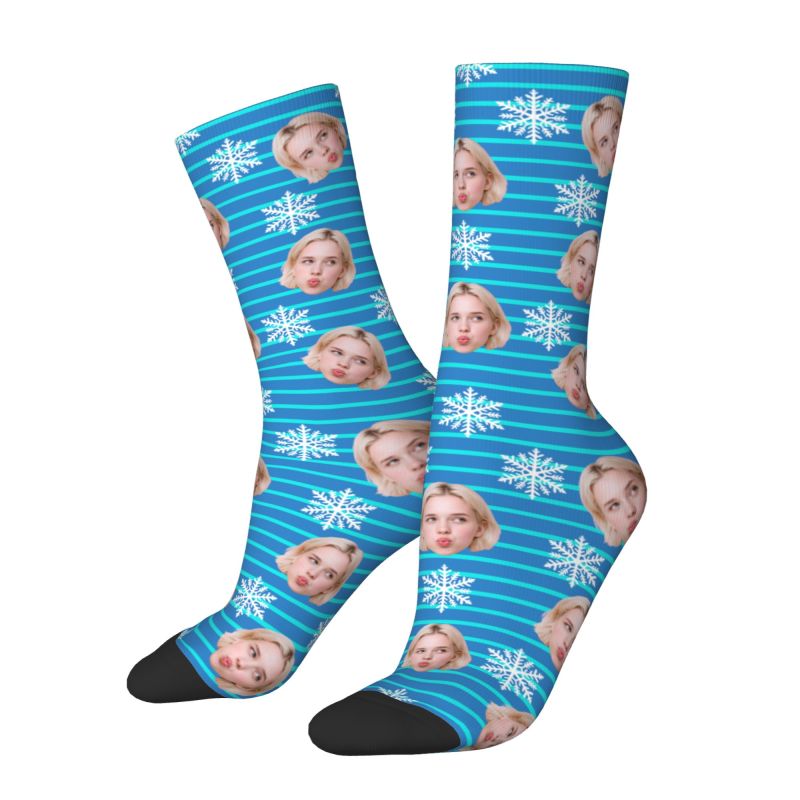 Christmas Face Photo Personali - огляд і ціна Dress Sock Men