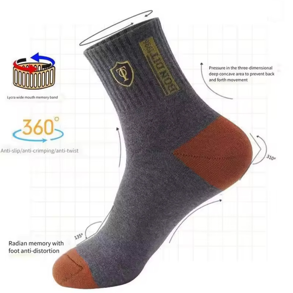 Men's 20-Pack Premium Thermal  - огляд і ціна Cotton Crew Sock Pack
