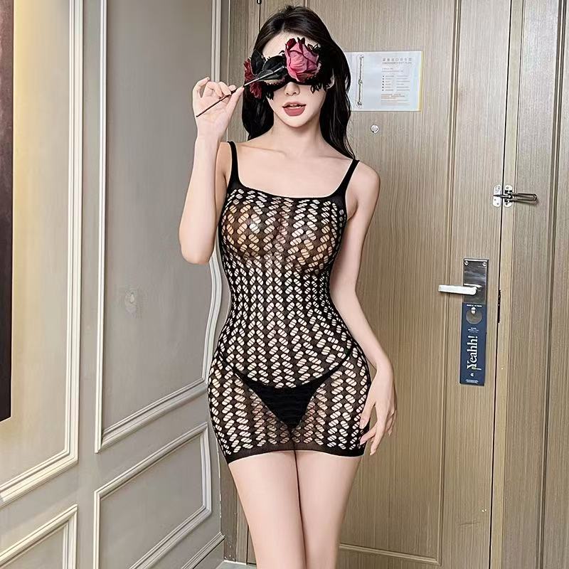 Sexy bodysuit with open crotch - огляд і ціна Fishnet Stocking Women