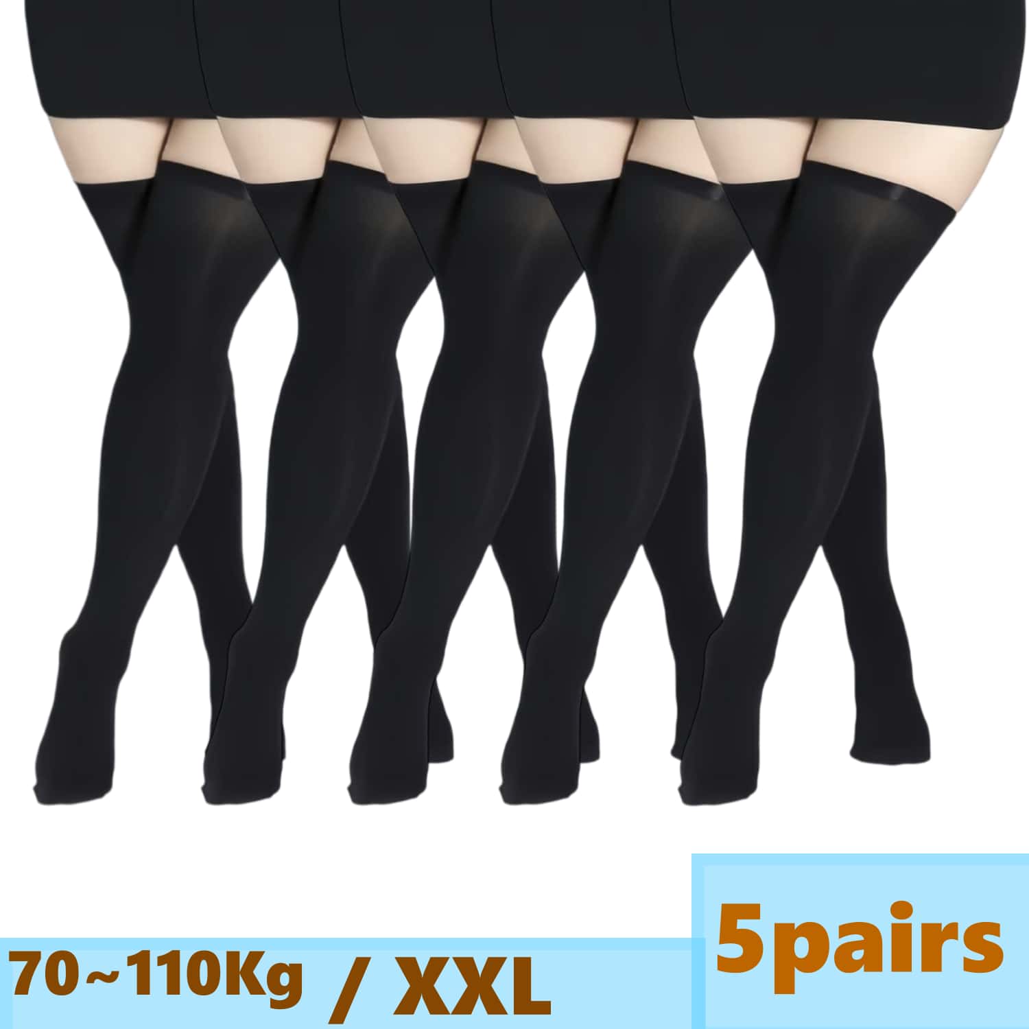 Woman Plus Size Lace Thigh Hig - огляд і ціна Thigh High Sock Stay Up