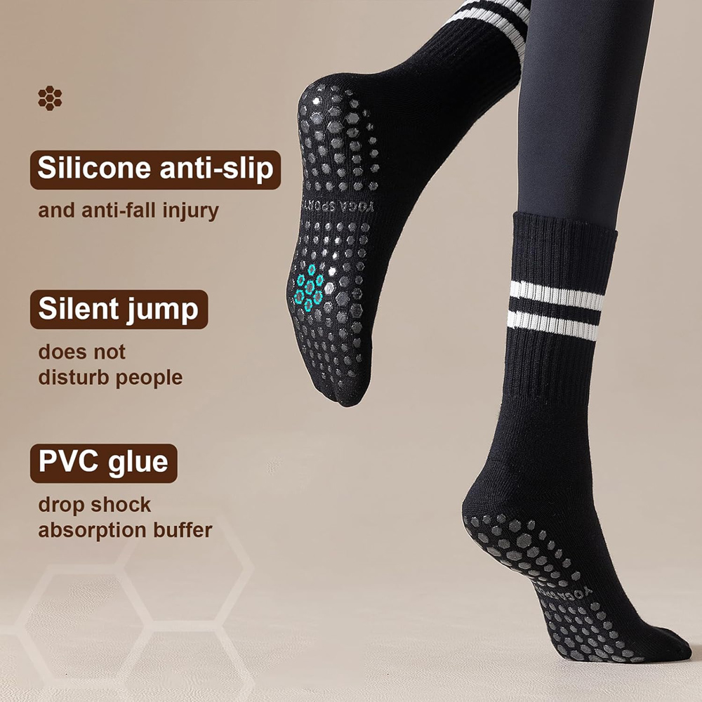 Yoga Pilates Socks with Grips  - огляд і ціна Grip Sock Yoga