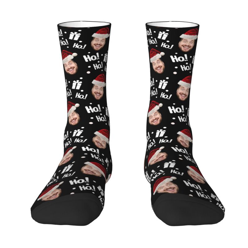 Christmas Face Photo Personali - огляд і ціна Dress Sock Men