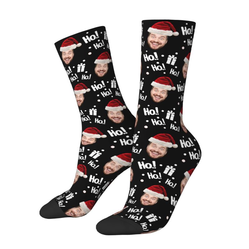 Christmas Face Photo Personali - огляд і ціна Dress Sock Men