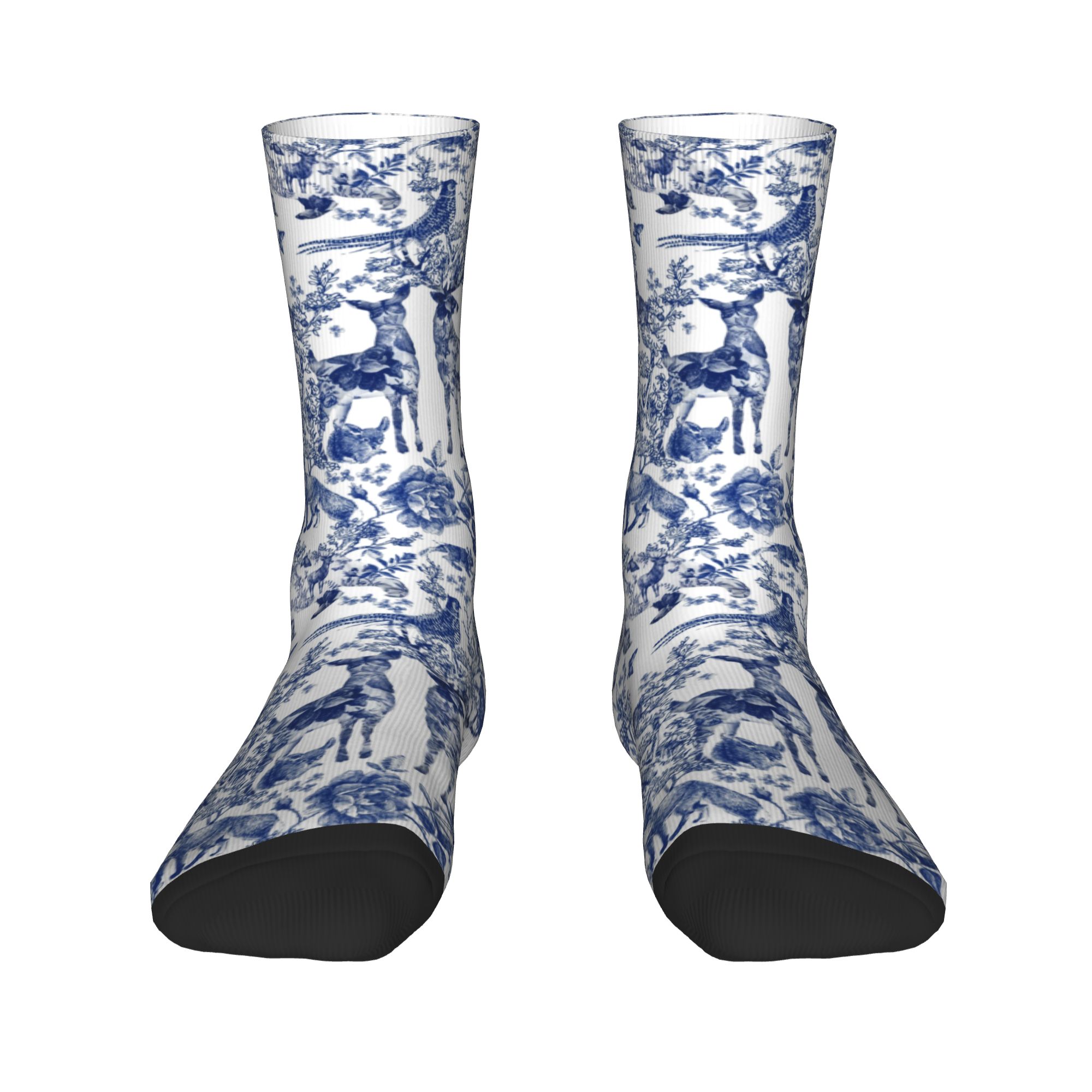 Custom Vintage French Toile De - огляд і ціна Dress Sock Men
