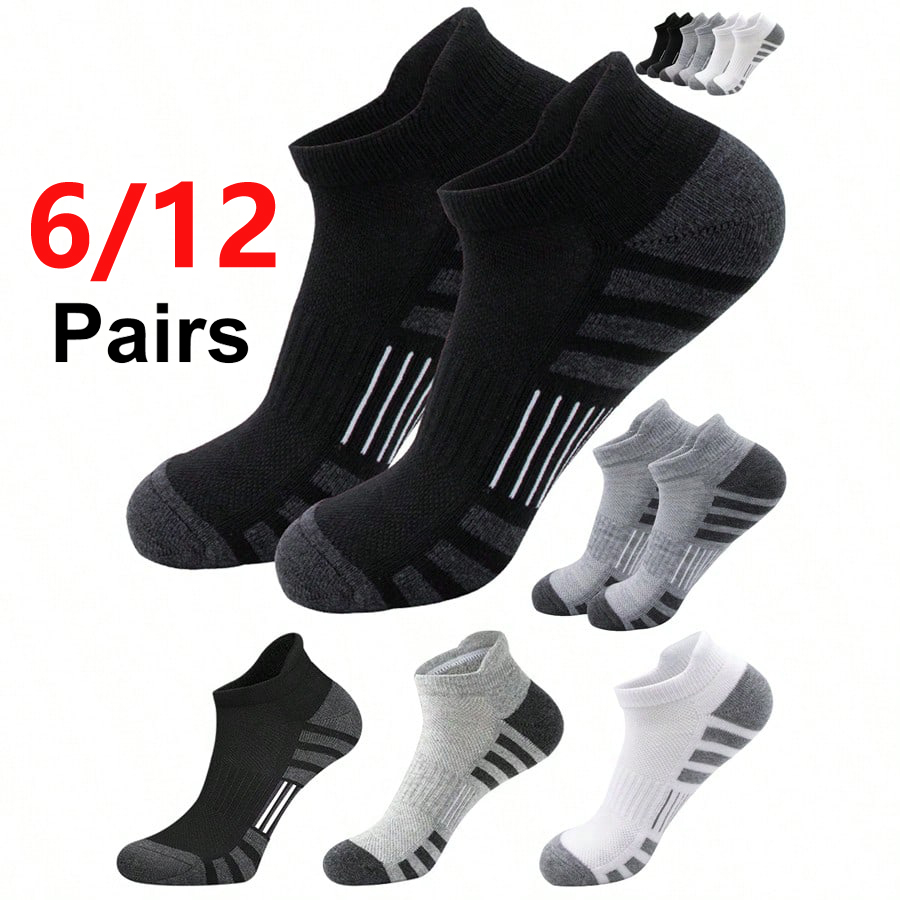 6/24 Pairs Cushioned Breathabl - огляд і ціна Athletic Sock Cushion