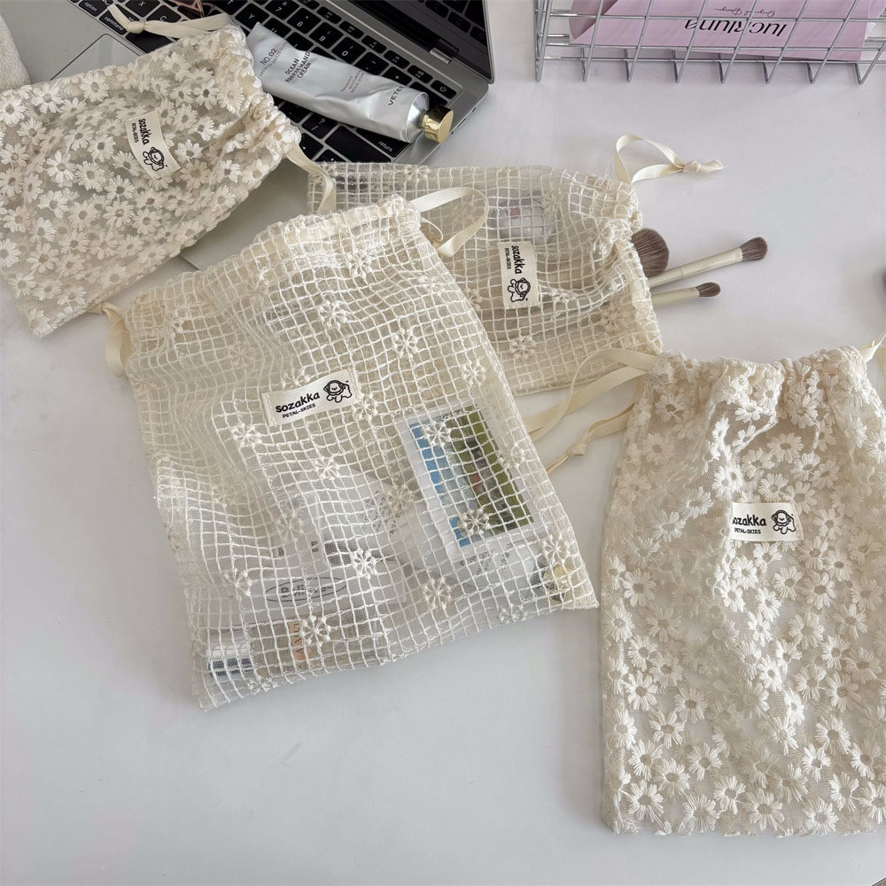 Lace Embroidered Daisy Mesh Dr - огляд і ціна Sock Organizer Tray