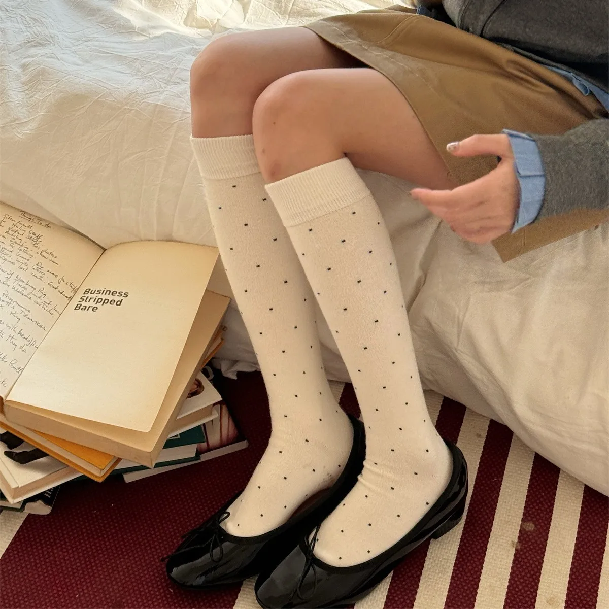 SP&CITY Winter Sweet Polka Dot - огляд і ціна Silk Sock Bamboo