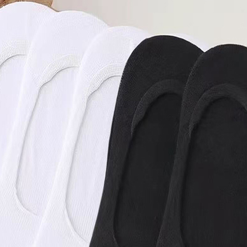 1/5/10 Pairs B&W No Show Socks - огляд і ціна No Show Sock Women