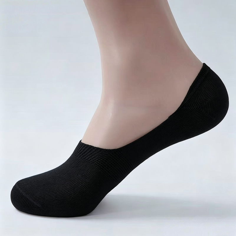 1/5/10 Pairs B&W No Show Socks - огляд і ціна No Show Sock Women