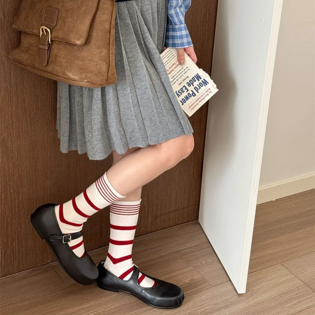 Korean Winter Striped Wool Sil - огляд і ціна Silk Sock Bamboo