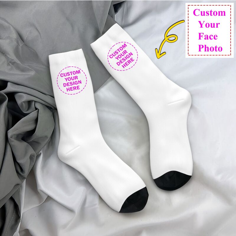Personalize Custom Photo Logo  - огляд і ціна Dress Sock Men