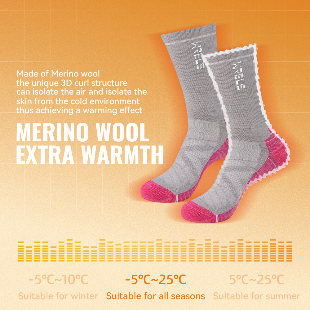 WRELS 1/2/3 Merino Wool Socks  - огляд і ціна Wool Hiking Sock