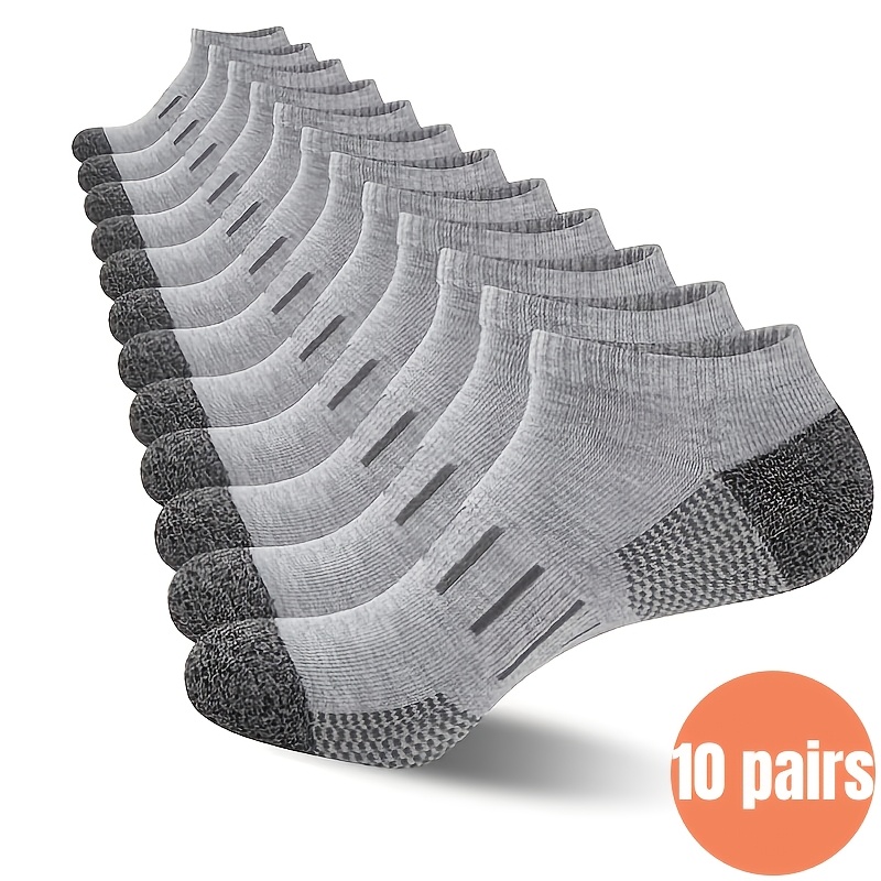 10 Pairs Men's Ankle Socks Hee - огляд і ціна Ankle Sock Low Cut